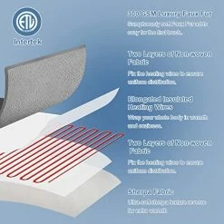 Coomiss Electric Heated Blanket 50" X 60" Luxury Faux Fur Sherpa Fast Heating Blanket ETL Certification With 5 Heating Levels 3 Hours Auto Off Machine Washable Navy Blue 12 Coomiss Electric Heated Blanket 50" X 60" Luxury Faux Fur Sherpa Fast Heating Blanket ETL Certification With 5 Heating Levels 3 Hours Auto Off Machine Washable Navy Blue -Electric Blankets Sales 2022 514xHel8OKL