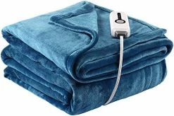 SUNNY HEAT Electric Blanket 62 X 84 Inches Heated Reversible Flannel Blanket Twin Size With 10 Hours Auto Off & 4 Temperature Levels Fast Heating And ETL Certification, Home Office Use & Machine Washable, Teal 18 SUNNY HEAT Electric Blanket 62 X 84 Inches Heated Reversible Flannel Blanket Twin Size With 10 Hours Auto Off & 4 Temperature Levels Fast Heating And ETL Certification, Home Office Use & Machine Washable, Teal -Electric Blankets Sales 2022 515 iucJL9L. AC