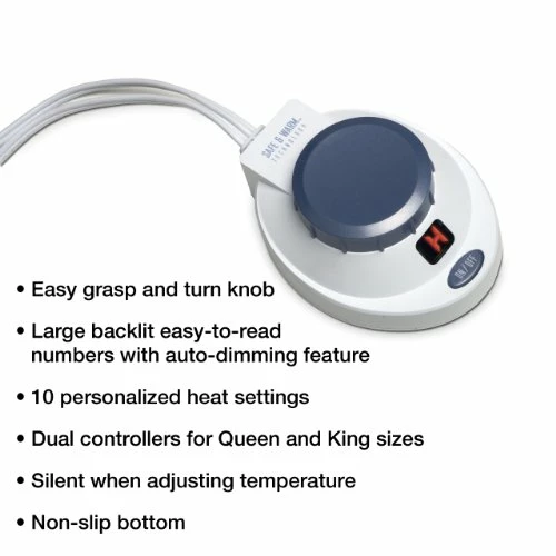 Perfect Fit SoftHeat | Luxury Micro-Fleece Heated Electric Warming Blanket With Safe & Warm Low-Voltage Technology, Queen, Natural 7 Perfect Fit SoftHeat | Luxury Micro-Fleece Heated Electric Warming Blanket With Safe & Warm Low-Voltage Technology, Queen, Natural - Image 5