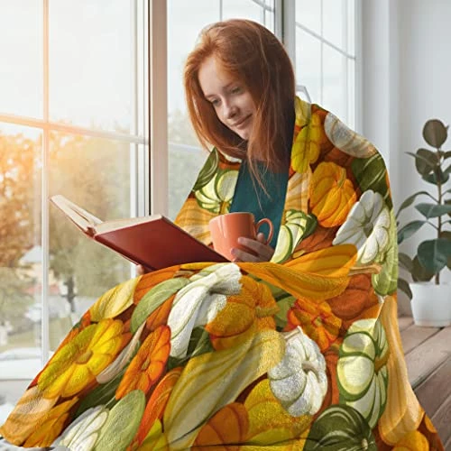 FSJIRGEN Halloween Pumpkin Fall Throw Blanket For Couch Autumn Black Flannel Fall Decor Thanksgiving Gifts Kids Adult Soft Small Lightweight For Bed Sofa Summer Blanket 50x60 Inch Pic-4 8 FSJIRGEN Halloween Pumpkin Fall Throw Blanket For Couch Autumn Black Flannel Fall Decor Thanksgiving Gifts Kids Adult Soft Small Lightweight For Bed Sofa Summer Blanket 50x60 Inch Pic-4 - Image 6