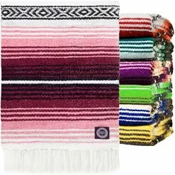 Orizaba Original Rasta Hand Made Mexican Blanket | Yoga Blanket | Beach Blanket | Picnic Blanket | Falsa | Saltillo | Serape - Ikal -Electric Blankets Sales 2022 515WZ188hjL. AC