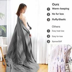 CHRUN Electric Heated Blanket Full Size 77'' X 84'', 4 Heating Levels & 10 Hours Auto-Off, Fast Heating & Machine Washable, Lightweight Cozy Soft Fleece For Home & Office Use -Electric Blankets Sales 2022 515g5a1OYbL