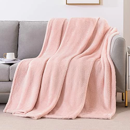 Whale Flotilla Plush Fleece Queen Size Blanket, Long Hair Soft Fuzzy Blanket For Bed, Cozy And Lightweight, 90x90 Inch, Pink 4 Whale Flotilla Plush Fleece Queen Size Blanket, Long Hair Soft Fuzzy Blanket For Bed, Cozy And Lightweight, 90x90 Inch, Pink - Image 2