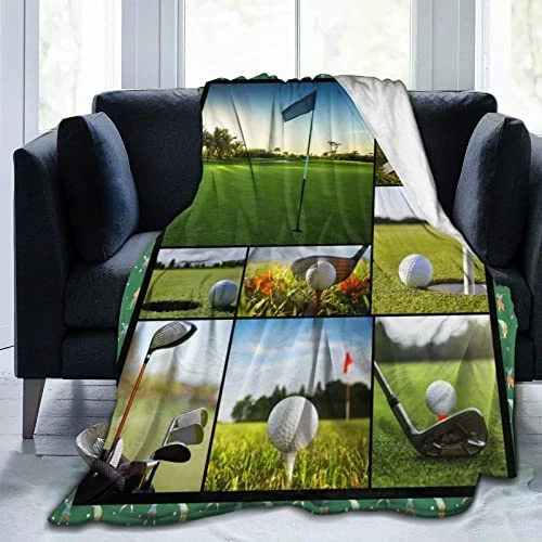 Feim-AO Bed Throws Golf Bed Blanket Winter Warm Blankets Luxury Lightweight Air Conditioning Blanket All-Season Sleeping Nap Blanket For Women Men 50"X40" Black 9 Feim-AO Bed Throws Golf Bed Blanket Winter Warm Blankets Luxury Lightweight Air Conditioning Blanket All-Season Sleeping Nap Blanket For Women Men 50"X40" Black - Image 7