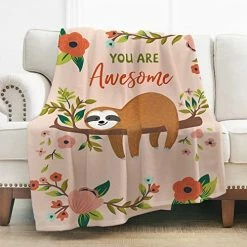 Levens Sloth Blanket Soft Blanket For Bed Couch Sofa Lightweight Travelling Camping Throw For Kids Adults 50"x60" Sloth9 30 Levens Sloth Blanket Soft Blanket For Bed Couch Sofa Lightweight Travelling Camping Throw For Kids Adults 50"x60" Sloth9 -Electric Blankets Sales 2022 517UPGhQr1L. AC