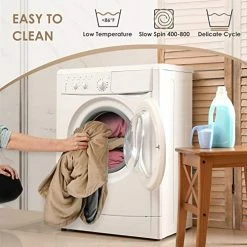 SAROO Wearable Electric Blanket, Portable Poncho Wrap, Cordless Rechargeable Heated Shawl Blanket, Super Soft & Warm Fleece, Home Office & Travel Use, (Regular Pink Blanket, Tan) Green -Electric Blankets Sales 2022 517YOFfkqOL