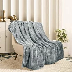 APPOLYN Electric Throw Heated Blanket 50” X 60'', 10 Heating Levels & 1-12 Hours Auto-Off, ETL Certified, Machine Washable, Grey -Electric Blankets Sales 2022 517aqdUTBXL