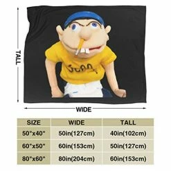 Gyaiaer MiaysGy Top Selling SML Jeffy Merchandise Ultra-Soft Micro Fleece Blanket (60 In X 50) -Electric Blankets Sales 2022 517ivREwzOL