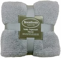 Brentfords Teddy Fleece Blanket Large Throw Over Bed Plush Super Soft Warm Sofa Bedspread, Charcoal Grey - 60" X 78"… -Electric Blankets Sales 2022 517n3uUm5eL. AC