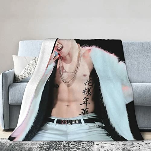 UJJHMRR Flannel J-Hope Jimin Jungkook Blanket,Sofa Bed Blanket, Suitable For Birthday For Friends And Relatives 50"X40" Jimin3 4 UJJHMRR Flannel J-Hope Jimin Jungkook Blanket,Sofa Bed Blanket, Suitable For Birthday For Friends And Relatives 50"X40" Jimin3 - Image 2