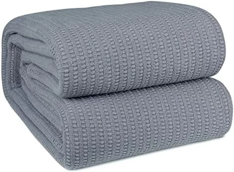 Classic Weave Breathable Lightweight Soft Cotton Blanket Queen Size (90X90 Inch) Ivory Color -100% Cotton Perfect Textured Blanket Layer For Couch Bed Sofa By Tex Trend 13 Classic Weave Breathable Lightweight Soft Cotton Blanket Queen Size (90X90 Inch) Ivory Color -100% Cotton Perfect Textured Blanket Layer For Couch Bed Sofa By Tex Trend - Image 11