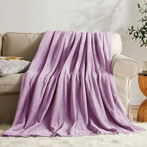 KMUSET Fleece Blanket Twin Size Lilac Lightweight Super Soft Cozy Luxury Bed Blanket Microfiber 3 KMUSET Fleece Blanket Twin Size Lilac Lightweight Super Soft Cozy Luxury Bed Blanket Microfiber