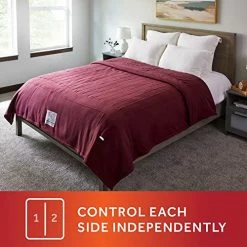 Sunbeam Royal Ultra Cabernet Heated Blanket - Queen -Electric Blankets Sales 2022 519NdYxeALL