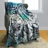 HommomH 60" X 80"Soft Blanket Air Conditioning White Tigers Blue Super Soft Multi 17 -Electric Blankets Sales 2022 519VbLK3OwL