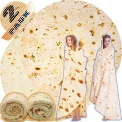 Innocedear Burritos Blanket,2 Pack Double Side Flannel Tortilla Blanket 71 Inches,Comfortable Soft Novelty Giant Taco Blanket,Funny Gag Gifts For Adults&Kids-Style 1 22 Innocedear Burritos Blanket,2 Pack Double Side Flannel Tortilla Blanket 71 Inches,Comfortable Soft Novelty Giant Taco Blanket,Funny Gag Gifts For Adults&Kids-Style 1 -Electric Blankets Sales 2022 519W9uZ2V6L. AC