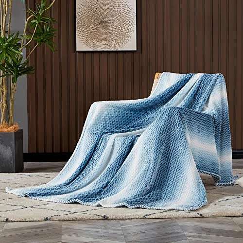 BEDELITE Fleece King Size Blanket - Ultra Modern Teal And White King Size Blanket - Super Cozy Luxurious Microfiber Blanket For Sofa And Bed, Reversible Soft Blanket For All Season Grey 7 BEDELITE Fleece King Size Blanket - Ultra Modern Teal And White King Size Blanket - Super Cozy Luxurious Microfiber Blanket For Sofa And Bed, Reversible Soft Blanket For All Season Grey - Image 5