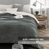 Nanpiper Sherpa Blanket Twin Thick Warm Blanket For Winter Bed Super Soft Fuzzy Flannel Fleece/Wool Like Reversible Velvet Plush Blanket (Light Grey Twin Size 60"x80") -Electric Blankets Sales 2022 519zDyEAhpL