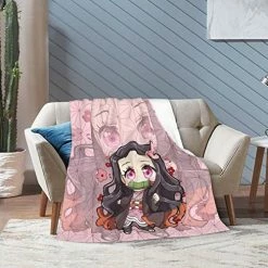 Diocdsdf Anime Blanket -Cute Pink Nezuko Blanket -50x40 Inches Nezuk-2 20 Diocdsdf Anime Blanket -Cute Pink Nezuko Blanket -50x40 Inches Nezuk-2 -Electric Blankets Sales 2022 51A0KER5UvL