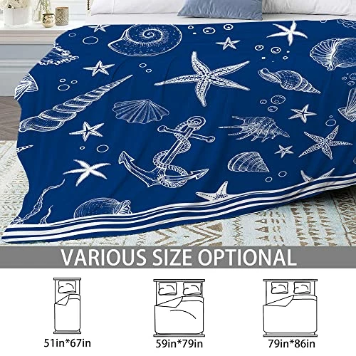 Hexagram Cooling Blanket With Double Sided Cool Effect, Full Size Cooling Blankets For Sleeping Night Sweats Hot Flash, Lightweight Summer Blanket Cold For Sleeping, 79"x86" ( Ocean Theme ) Coastal Blue 6 Hexagram Cooling Blanket With Double Sided Cool Effect, Full Size Cooling Blankets For Sleeping Night Sweats Hot Flash, Lightweight Summer Blanket Cold For Sleeping, 79"x86" ( Ocean Theme ) Coastal Blue - Image 4