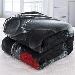 Meikeren Ride Or Die Ride Or Die Motorcycle Biker Lovers 60"x80" Inch Luxury Royal Plush Blanket Rose Décor Style 1 -Electric Blankets Sales 2022 51BLoJFL09L