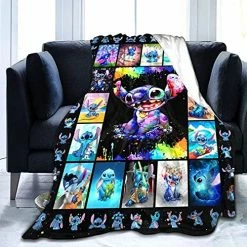 EQWQV Anime Blanket Ultra Soft Flannel Blankets Suitable For Kids And Adults Home Decor Manga Bedding Couch Living Room All Season 50x40Inch Color2 -Electric Blankets Sales 2022 51BeLWkFKhS. AC