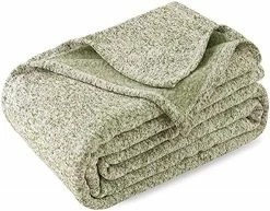 KAWAHOME Knit Blanket King Size For Bed Summer Lightweight Jersey Soft Breathable Comfortable Thin Blanket 280GSM, 108"X90" (Grey And White) -Electric Blankets Sales 2022 51C0BwDQTIL. AC 3