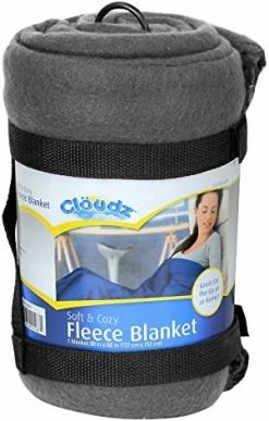 Cloudz Super Cozy Premium Plush Extra Large Travel Blanket - Black -Electric Blankets Sales 2022 51C77FNL XL. AC