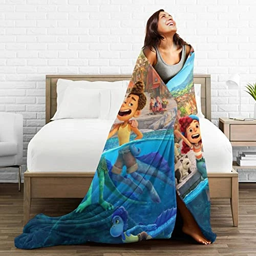 AOAOSET Aoaoset Anime Super Soft And Comfortable Flannel Fleece Cartoon Blanket, Suitable For Room Children Adult Bed Sofa Living Room Air Conditioning Blanket 50inchX40inch … Black 5 AOAOSET Aoaoset Anime Super Soft And Comfortable Flannel Fleece Cartoon Blanket, Suitable For Room Children Adult Bed Sofa Living Room Air Conditioning Blanket 50inchX40inch … Black - Image 3