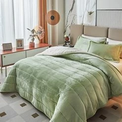 FlySheep 3-Layer Luxury Flannel Fleece Thick Bed Blanket Twin Size, Soft Plush Velvet Sherpa Blanket With 2 Pillow Shams Heavy Warm For Winter, Breathable N Washable, Dark Gray Pink -Electric Blankets Sales 2022 51CNZGuKYKL. AC