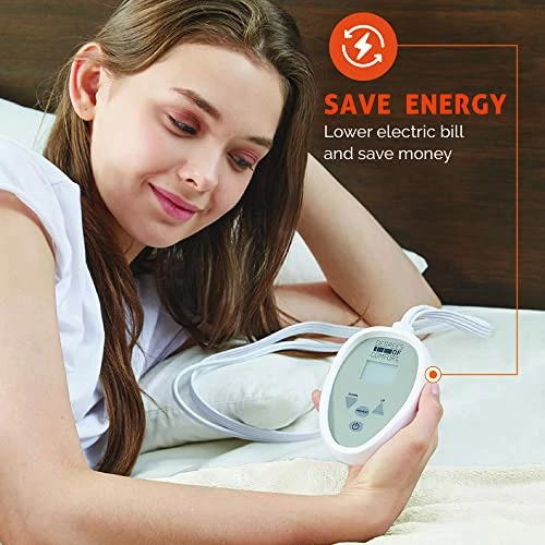 Degrees Of Comfort Electric Blanket Full Size | Single Control With Auto Shut Off | Micro Plush Heated Blanket For Bed | Machine Washable | UL Certified - Ivory, 80Wx84L 5 Degrees Of Comfort Electric Blanket Full Size | Single Control With Auto Shut Off | Micro Plush Heated Blanket For Bed | Machine Washable | UL Certified - Ivory, 80Wx84L - Image 3