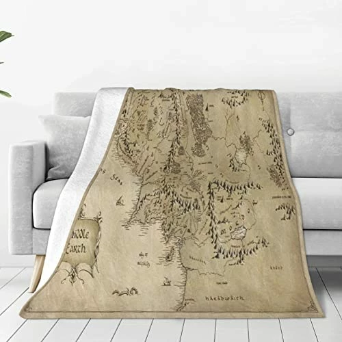 Generic Middle Earth Map Blanket Super Soft Flannel Blanket Cozy Plush Bedding Bed Sofa Ladies Men50 X40 Black6 8 Generic Middle Earth Map Blanket Super Soft Flannel Blanket Cozy Plush Bedding Bed Sofa Ladies Men50 X40 Black6 - Image 6