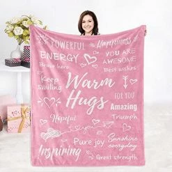 ZHSHWAT Inspirational Gifts For Women Men Female Friends Sister, Purple Blanket Warm Hug Gifts For Christmas Retirement Friendship Birthday Get Well Soon Mothers Day -Electric Blankets Sales 2022 51CwB711UGL. AC
