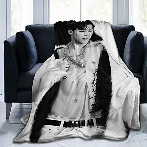 UJJHMRR Flannel J-Hope Jimin Jungkook Blanket,Sofa Bed Blanket, Suitable For Birthday For Friends And Relatives 50"X40" Jimin3 10 UJJHMRR Flannel J-Hope Jimin Jungkook Blanket,Sofa Bed Blanket, Suitable For Birthday For Friends And Relatives 50"X40" Jimin3 - Image 8