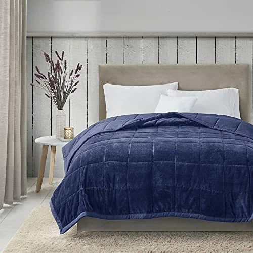 Madison Park Coleman Cozy Reversible Blanket, Luxury Plush All Season Down Alternative Cover For Bed, Couch And Sofa, King(108"x90"), Grey 16 Madison Park Coleman Cozy Reversible Blanket, Luxury Plush All Season Down Alternative Cover For Bed, Couch And Sofa, King(108"x90"), Grey - Image 14