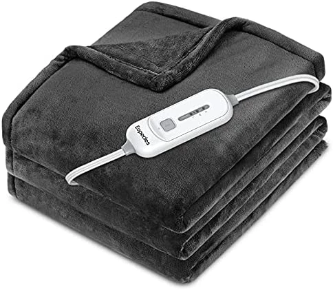Eopecles Heated Blanket Electric Blanket Full Size, Reversible Flannel 72" X 84" For Full Bed, With 8 Hour Auto Off & 3 Heating Levels, Fast Heating Blanket-ETL Certification, Machine Washable,Grey 14 Eopecles Heated Blanket Electric Blanket Full Size, Reversible Flannel 72" X 84" For Full Bed, With 8 Hour Auto Off & 3 Heating Levels, Fast Heating Blanket-ETL Certification, Machine Washable,Grey - Image 12