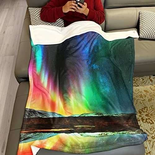 HommomH 50" X 80" Blanket Comfort Warmth Soft Cozy Air Conditioning Easy Care Machine Wash Nautical Decor Anchor Multi 5 7 HommomH 50" X 80" Blanket Comfort Warmth Soft Cozy Air Conditioning Easy Care Machine Wash Nautical Decor Anchor Multi 5 - Image 5