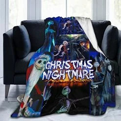 Qooemi Christmas Funny Nightmare Blanket Super Soft And Comfortable Air Conditioning Blanket Suitable For Sofa Bed Living Room Halloween Indoor Outdoor Ornamental Blanket 50"X40" -Electric Blankets Sales 2022 51DG3oxP1BL