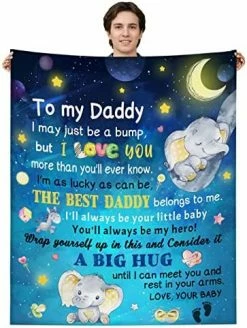 FAIVHSO New Mom Gifts For Women First Time Mom Gifts Mom To Be Blanket Promoted To Mom Flannel Soft Fleece Bed Blanket For New Mommy Pregnancy Gifts 50x60in -Electric Blankets Sales 2022 51DUl9GsA1L. AC