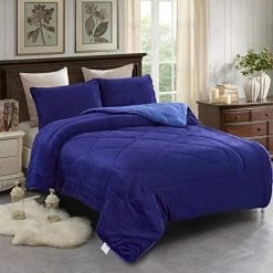 JML Fleece Blanket King Size, 3- Pieces Sherpa Blanket - Super Soft Warm, Korean Style Reversible Printed Winter Borrego Blanket Solid Color - Black -Electric Blankets Sales 2022 51DV5zHPuHL. AC 1