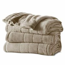 Sunbeam King Size Electric Blanket Mushroom Color