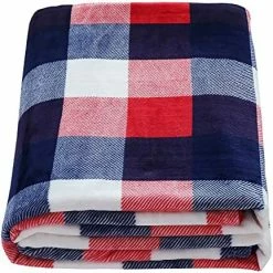 SOCHOW Buffalo Plaid Flannel Fleece Throw Blanket 50 × 60 Inches, Soft Lightweight Cozy All Season Orange Checkered Blanket For Bed, Couch, Car -Electric Blankets Sales 2022 51DmVdoK8MS. AC