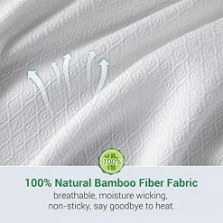 Elegear 100% Bamboo Cooling Blanket For Hot Sleepers, Absorbs Heat To Keep Cool, Ultra-Cool Breathable Summer Blanket, Twin/Full Size Super Soft Lightweight Blanket For All-Season Uses, 59"x79", White Bamboo-grey 15 Elegear 100% Bamboo Cooling Blanket For Hot Sleepers, Absorbs Heat To Keep Cool, Ultra-Cool Breathable Summer Blanket, Twin/Full Size Super Soft Lightweight Blanket For All-Season Uses, 59"x79", White Bamboo-grey -Electric Blankets Sales 2022 51Dxq3hgIKS