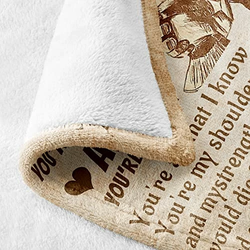 BMPUDERY Gifts For Wife Blanket From Husband I Love You Wedding Anniversary Birthday Christmas Valentine's Mother's Day Blankets Romantic Present Gift For Her Women (60x50inch) 4 BMPUDERY Gifts For Wife Blanket From Husband I Love You Wedding Anniversary Birthday Christmas Valentine's Mother's Day Blankets Romantic Present Gift For Her Women (60x50inch) - Image 2