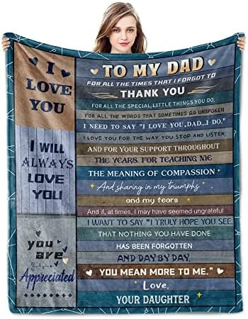 Tsefiwo Dad Gifts Birthday Gifts For Dad From Daughter Dad Gifts From Daughter Best Dad Ever Gifts Dads Birthday Gifts Ideas Happy Birthday Dad Blanket 60x50 Inch To My Husband 11 Tsefiwo Dad Gifts Birthday Gifts For Dad From Daughter Dad Gifts From Daughter Best Dad Ever Gifts Dads Birthday Gifts Ideas Happy Birthday Dad Blanket 60x50 Inch To My Husband - Image 9
