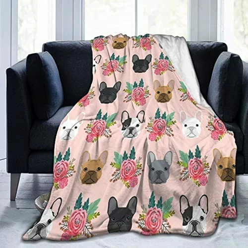 Gdecziy French Bulldog Floral Dog Cute Pet Gifts Dog Breed Ultra-Soft Blanket Luxury Light Comfortable Flannel Warm Winter Blanket,Home Sofa Watch TV Bedroom Living Room-Suitable For Adults/Pets/Babies 50x40 Style-3 8 Gdecziy French Bulldog Floral Dog Cute Pet Gifts Dog Breed Ultra-Soft Blanket Luxury Light Comfortable Flannel Warm Winter Blanket,Home Sofa Watch TV Bedroom Living Room-Suitable For Adults/Pets/Babies 50x40 Style-3 - Image 6