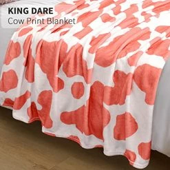 KING DARE Cow Blanket Pink Cow Printing Throw Gift For Kids Adults Couch Bed Cow Decor (Cows Patten-Pink, 50x60) Cows Print-spot 18 KING DARE Cow Blanket Pink Cow Printing Throw Gift For Kids Adults Couch Bed Cow Decor (Cows Patten-Pink, 50x60) Cows Print-spot -Electric Blankets Sales 2022 51GQoku0sQL