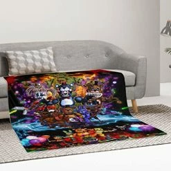 Ocuber Horror Game Midnight Bear Blanket, Cool Bear Super Soft Blanket, Comfortable Snug Plush Air Conditioning Blanket, For Sofa, Bed 50"X40" 3 -Electric Blankets Sales 2022 51GmkYoX0hL