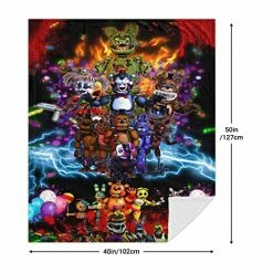 Ocuber Horror Game Midnight Bear Blanket, Cool Bear Super Soft Blanket, Comfortable Snug Plush Air Conditioning Blanket, For Sofa, Bed 50"X40" 3 -Electric Blankets Sales 2022 51H0rIMJkTL