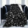 Enpeozo Halloween Witch In Black Blanket,Halloween Flannel Blankets,Lightweight Soft Cozy Unisex Bed Blanket 50"X40" 1 Enpeozo Halloween Witch In Black Blanket,Halloween Flannel Blankets,Lightweight Soft Cozy Unisex Bed Blanket 50"X40" -Electric Blankets Sales 2022 51H53DlkDZS