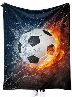 Irisbell Soccer Blanket Cozy Plush Throw Blanket Soft Lightweight Flannel Blankets For Bed Couch Travel Camping (80 X 60 In, Soccer) 18 Irisbell Soccer Blanket Cozy Plush Throw Blanket Soft Lightweight Flannel Blankets For Bed Couch Travel Camping (80 X 60 In, Soccer) -Electric Blankets Sales 2022 51HOpX7uKbL. AC